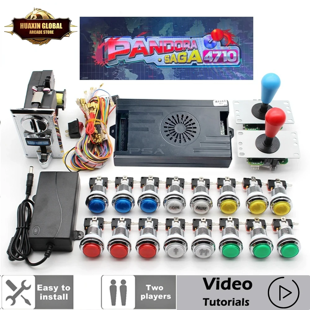 Trackball Controller Arcade - 2 Speler 4710 In 1 Pandora