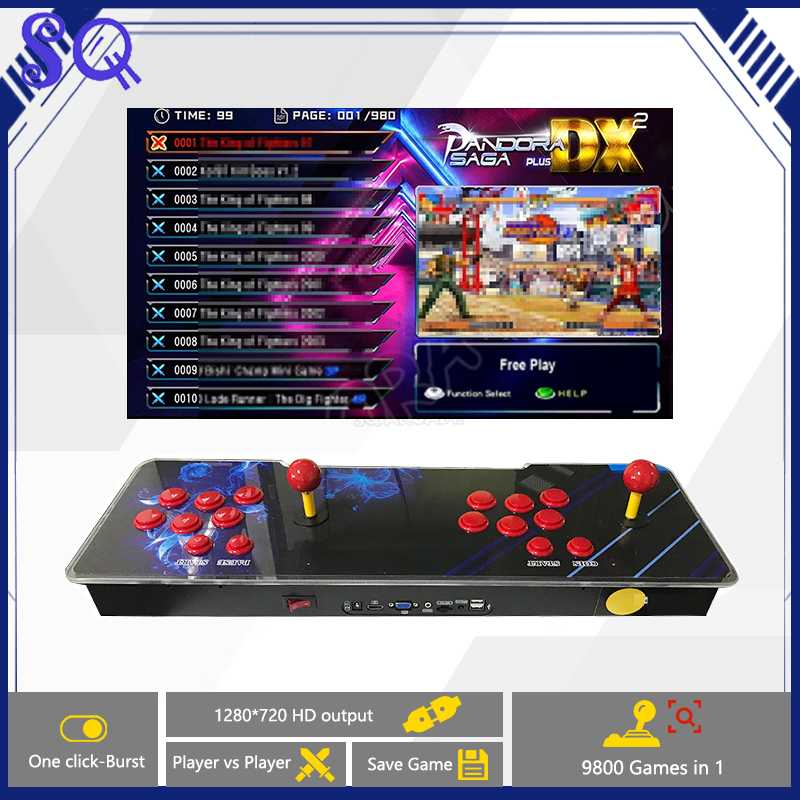 Pandora Saga DX 9800 Alles-in- - Trackball Controller Arcade recensie en prijs